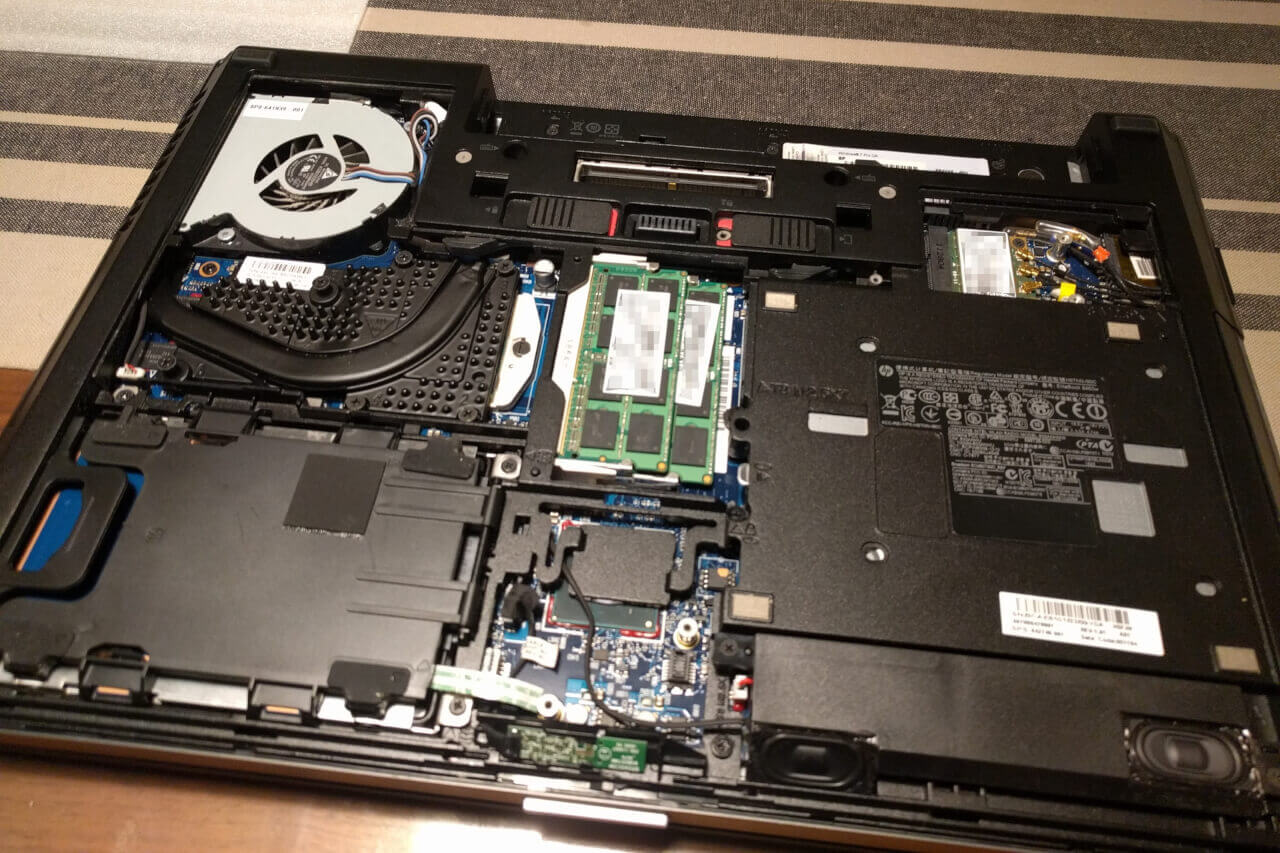 壊れたEliteBook 8460wがシステム基板移植で復活!!
