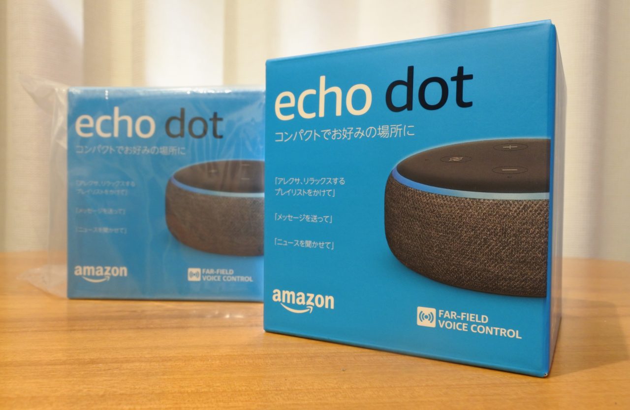 Echo Dot (第3世代)のパッケージ