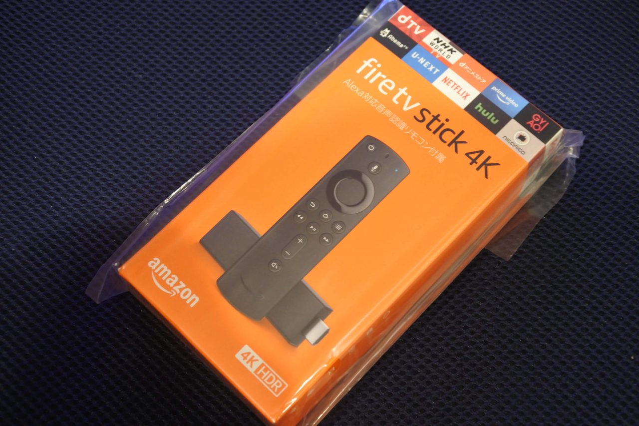 Fire TV Stick 4Kのパッケージはローカライズ済