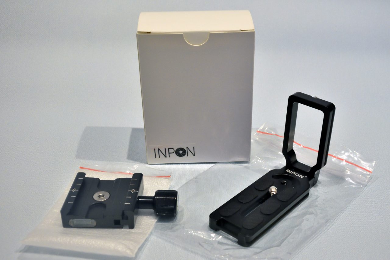 INPON 50mmクイックリリースクランプ+L型クイックリリースプレートセット